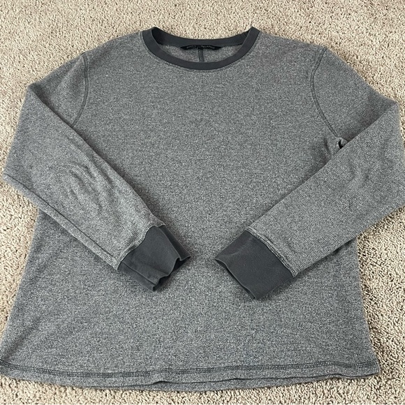 Pact Waffle Knit Thermal Shirt Mens L Organic Long Sleeve Outdoors Hiking F224 - Picture 1 of 11